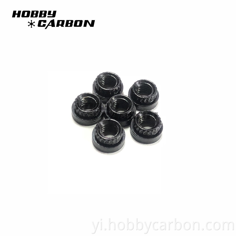 Black M3 Press Nuts